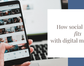 How does social media fit in marketing?