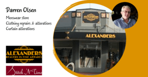 Darren Olsen: Alexanders Menswear